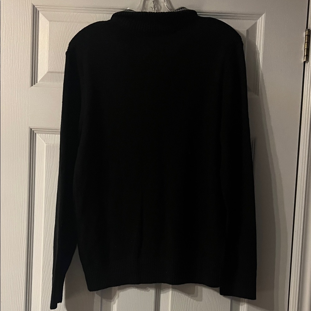 NWT GAP Men's Black collared Sweater - Picture 4 of 4